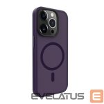 Aizmugurējais vāciņš Evelatus Apple iPhone 15 Pro Max Hybird Case With Magsafe PC+TPU Deep Purple