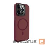 Aizmugurējais vāciņš Evelatus Apple iPhone 15 Pro Max Hybird Case With Magsafe PC+TPU Plum
