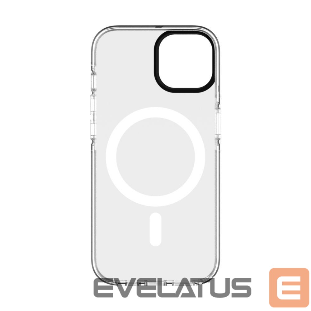 Aizmugurējais vāciņš Evelatus Apple iPhone 15 PC+TPU With MagSafe Customized Print Marble Pink