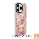 Aizmugurējais vāciņš Evelatus Apple iPhone 15 Pro PC+TPU With MagSafe Customized Print Marble Pink