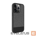 Aizmugurējais vāciņš Evelatus Apple iPhone 15 Pro Max Plactic Leather Magsafe Back Cover Gray