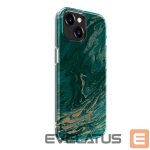 Aizmugurējais vāciņš Evelatus Apple iPhone 15 PC Customized Print Design Marble Turquoise