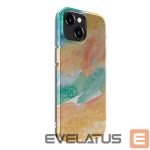 Aizmugurējais vāciņš Evelatus Apple iPhone 15 PC Customized Print Design Marble Gold