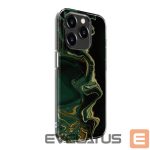 Aizmugurējais vāciņš Evelatus Apple iPhone 15 Pro PC Customized Print Design Marble Dark Green