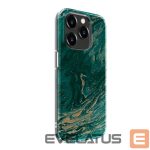 Aizmugurējais vāciņš Evelatus Apple iPhone 15 Pro Max PC Customized Print Design Marble Turquoise