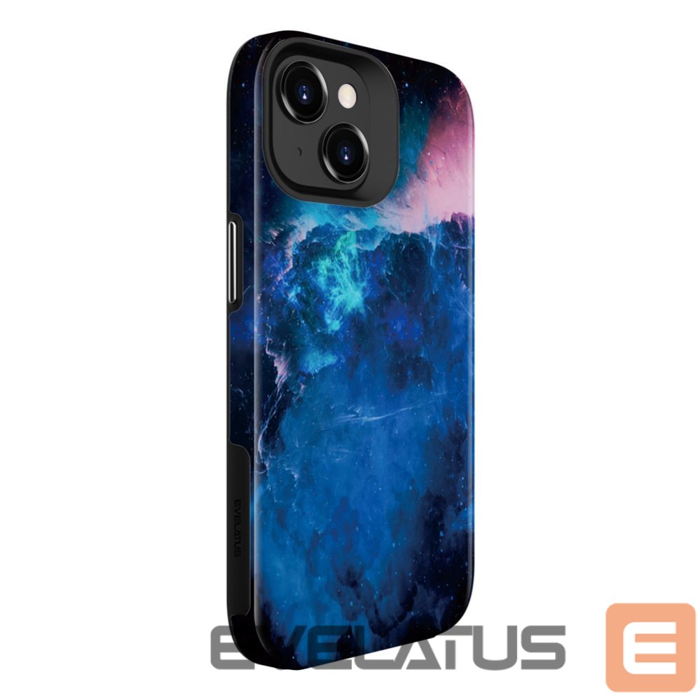 Aizmugurējais vāciņš Evelatus Apple iPhone 15 Plus Armor case TPU+PC Customized Print Design Galaxy