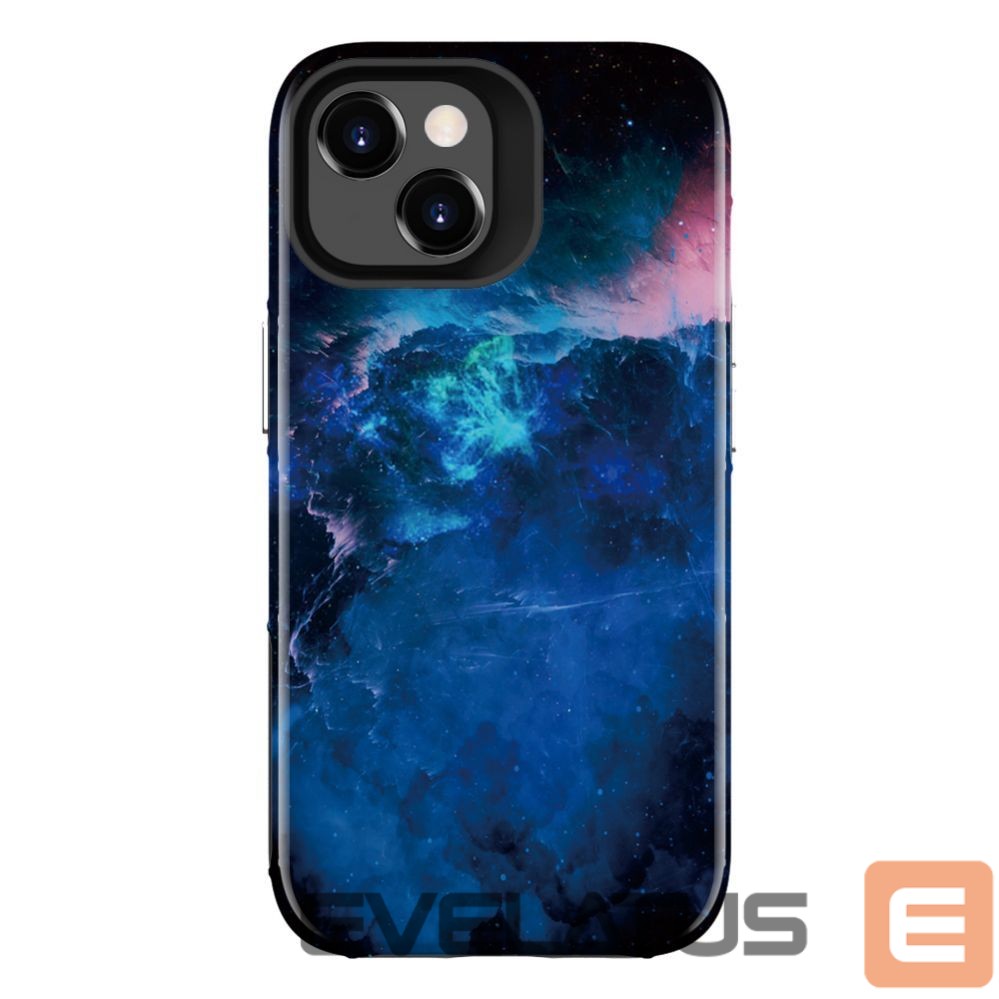 Aizmugurējais vāciņš Evelatus Apple iPhone 15 Plus Armor case TPU+PC Customized Print Design Galaxy