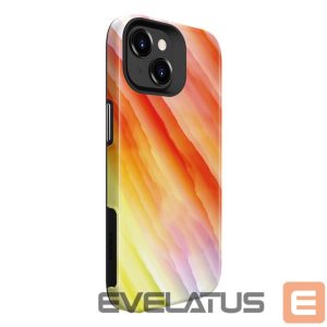 Aizmugurējais vāciņš Evelatus Apple iPhone 15 Plus Armor case TPU+PC Customized Print Design Yellow Orange
