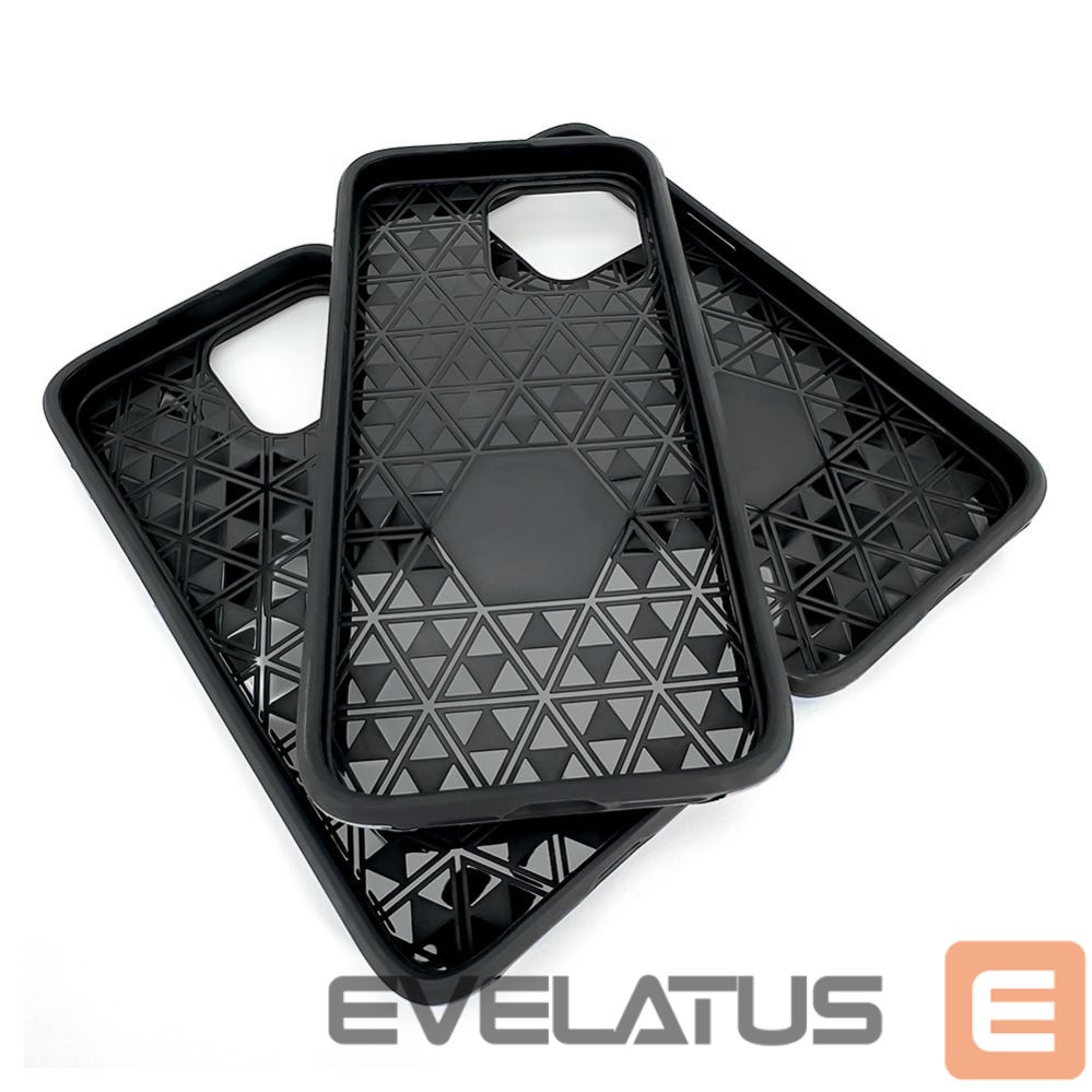 Aizmugurējais vāciņš Evelatus Apple iPhone 15 Pro Armor case TPU+PC Customized Print Design Marble Silver