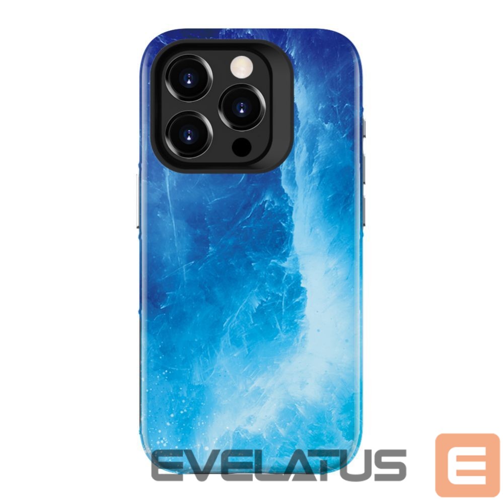 Aizmugurējais vāciņš Evelatus Apple iPhone 15 Pro Armor case TPU+PC Customized Print Design Galaxy Blue