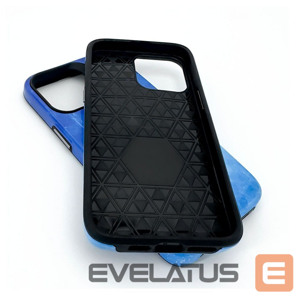 Aizmugurējais vāciņš Evelatus Apple iPhone 15 Pro Armor case TPU+PC Customized Print Design Galaxy Blue