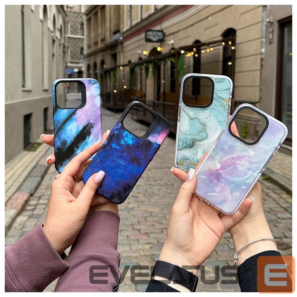Aizmugurējais vāciņš Evelatus Apple iPhone 15 Pro Armor case TPU+PC Customized Print Design Galaxy