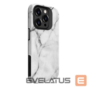 Aizmugurējais vāciņš Evelatus Apple iPhone 15 Pro Max Armor case TPU+PC Customized Print Design Marble White
