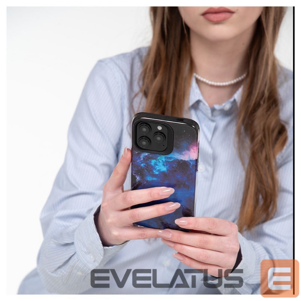 Aizmugurējais vāciņš Evelatus Apple iPhone 15 Pro Max Armor case TPU+PC Customized Print Design Galaxy