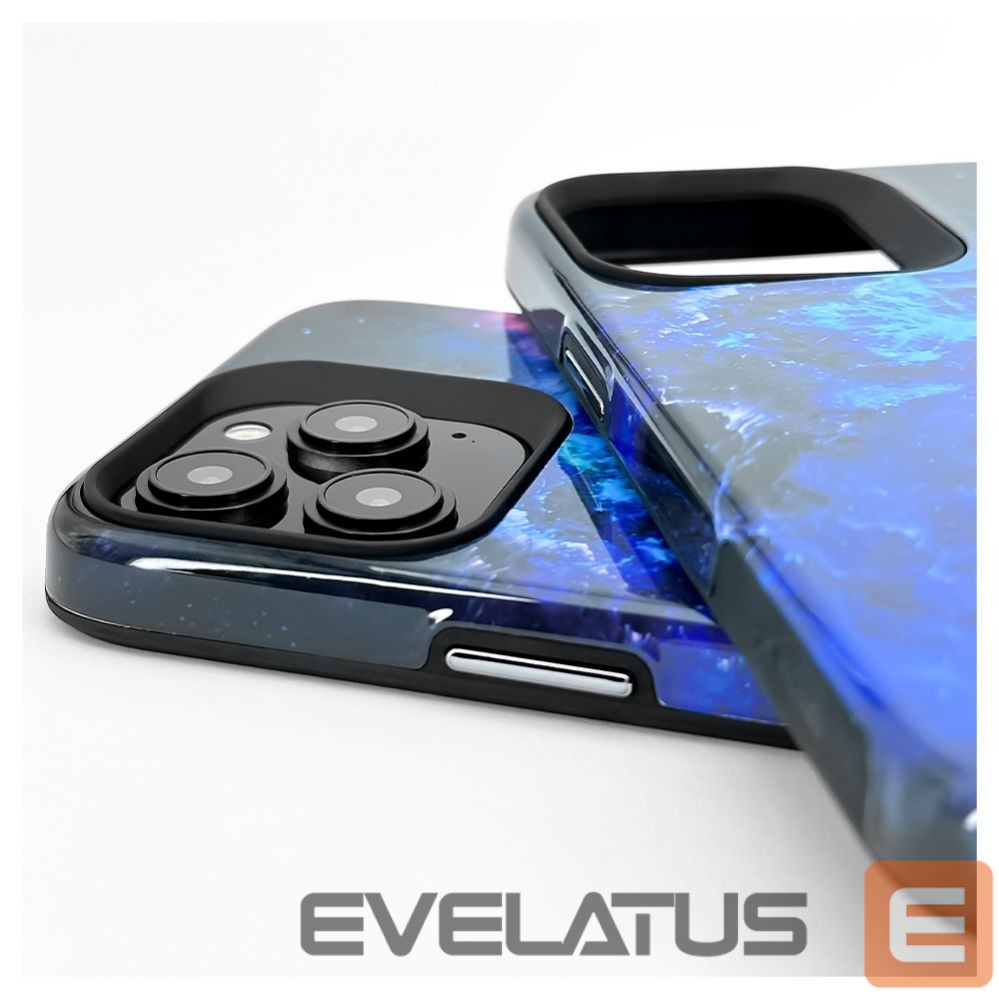 Aizmugurējais vāciņš Evelatus Apple iPhone 15 Pro Max Armor case TPU+PC Customized Print Design Galaxy