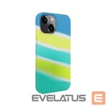 Aizmugurējais vāciņš Evelatus Apple iPhone 15 Silicone case Multi-Colored Yellow Green