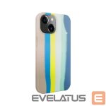 Aizmugurējais vāciņš Evelatus Apple iPhone 15 Plus Silicone case Multi-Colored Blue Pink