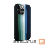 Aizmugurējais vāciņš Evelatus Apple iPhone 15 Pro Max Silicone case Multi-Colored Green