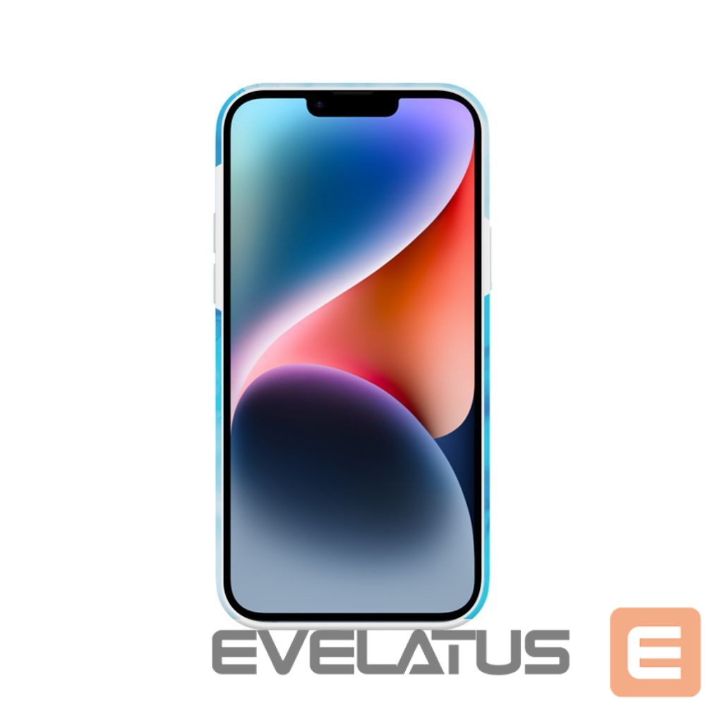 Aizmugurējais vāciņš Evelatus Apple iPhone 15 Premium Silicone case Customized Print Blue