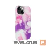 Aizmugurējais vāciņš Evelatus Apple iPhone 15 Premium Silicone case Customized Print Purple