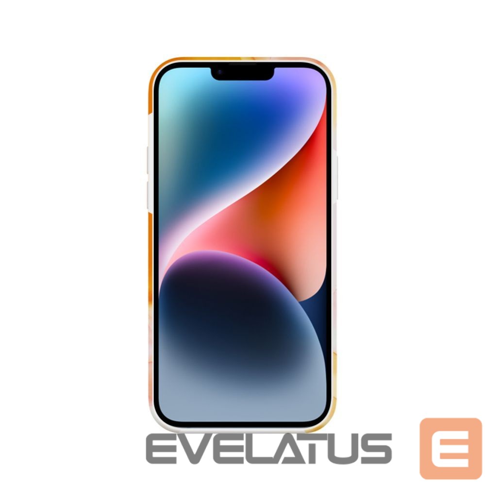Aizmugurējais vāciņš Evelatus Apple iPhone 15 Premium Silicone case Customized Print Orange