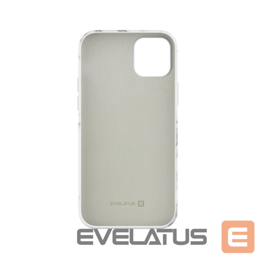 Aizmugurējais vāciņš Evelatus Apple iPhone 15 Plus Premium Silicone case Customized Print White