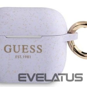Maciņš austiņām Guess Apple AirPods 3 cover Silicone Glitter Purple