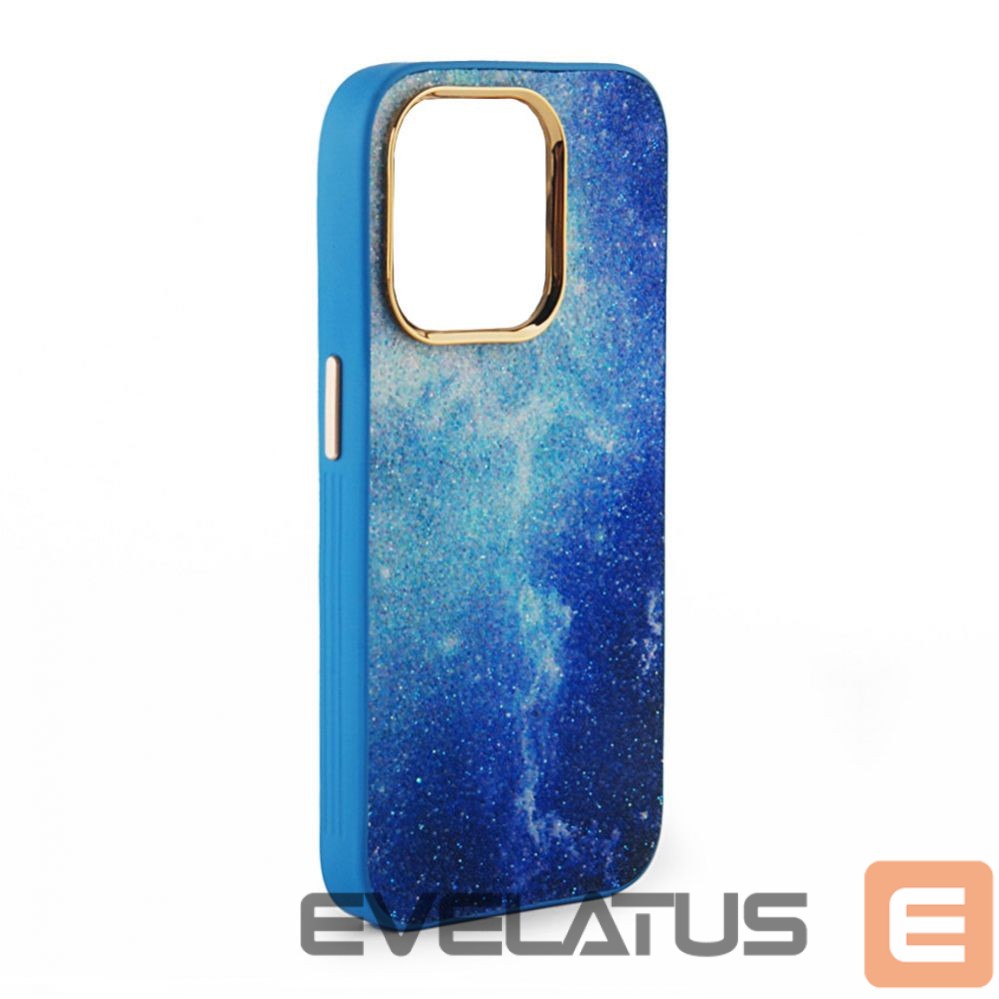 Aizmugurējais vāciņš iLike Apple iPhone 15 Print Desire Customized Diamonds Case Blue