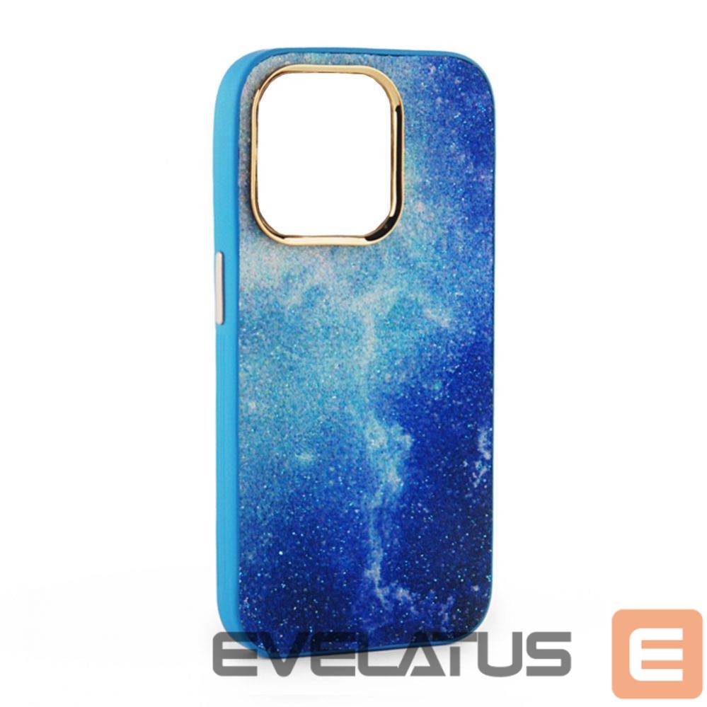 Aizmugurējais vāciņš iLike Apple iPhone 15 Print Desire Customized Diamonds Case Blue