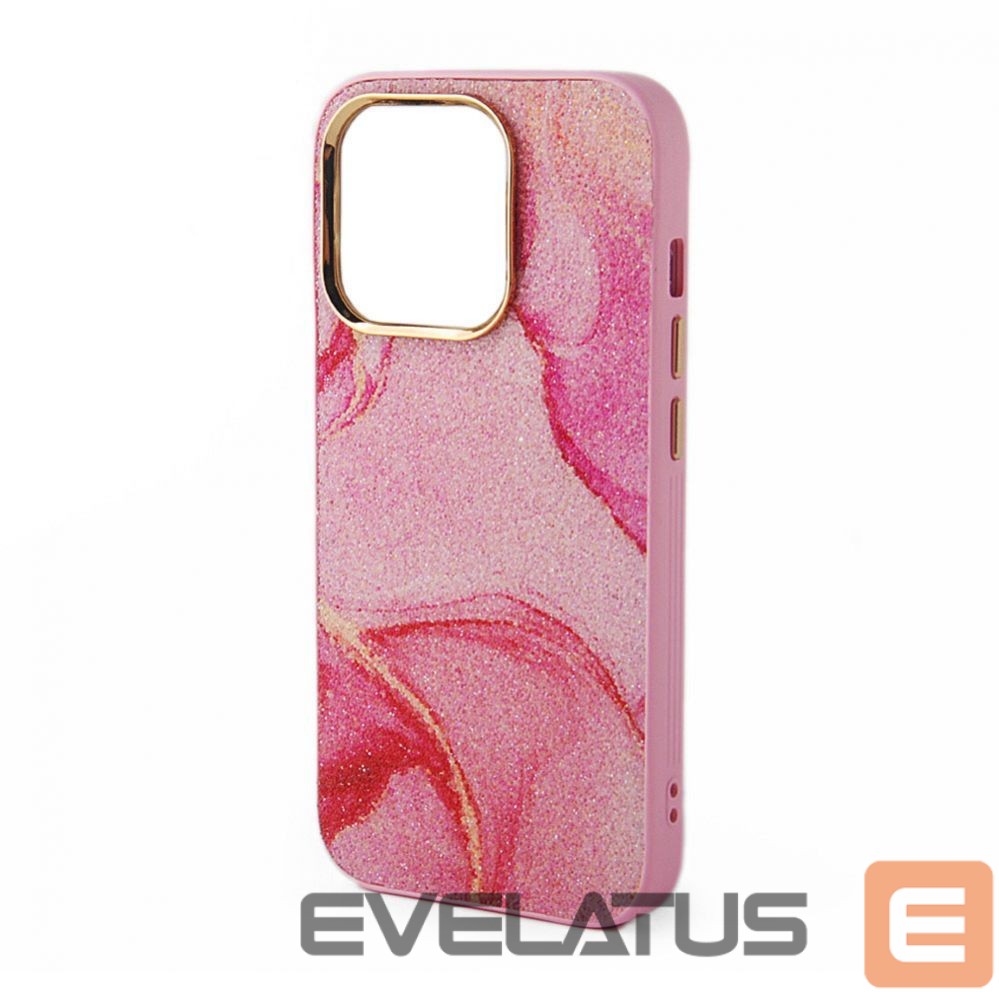 Aizmugurējais vāciņš iLike Apple iPhone 15 Print Desire Customized Diamonds Case Red