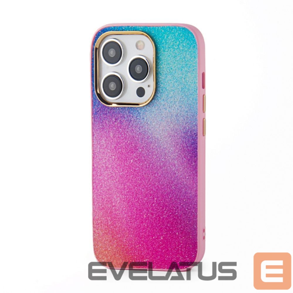 Aizmugurējais vāciņš iLike Apple iPhone 15 Pro Print Desire Customized Diamonds Case Pink
