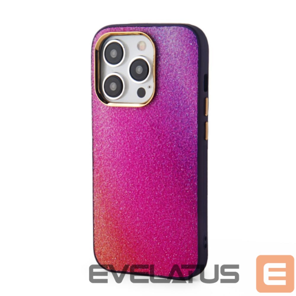 Aizmugurējais vāciņš iLike Apple iPhone 15 Pro Max Print Desire Customized Diamonds Case Purple