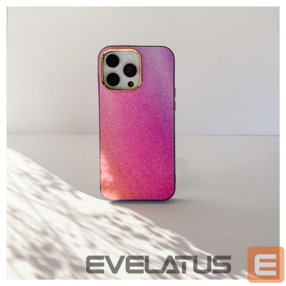 Aizmugurējais vāciņš iLike Apple iPhone 15 Pro Max Print Desire Customized Diamonds Case Purple