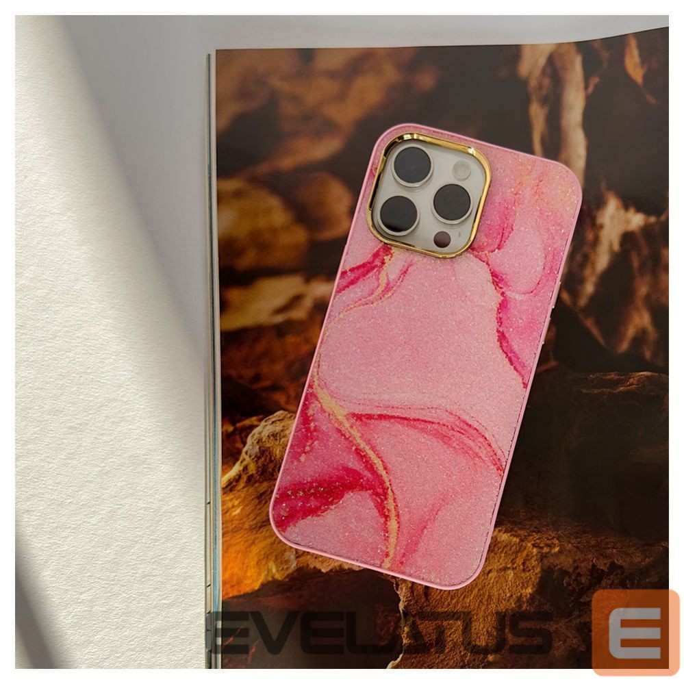 Aizmugurējais vāciņš iLike Apple iPhone 15 Pro Max Print Desire Customized Diamonds Case Red