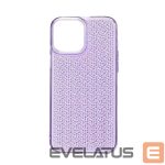 Aizmugurējais vāciņš iLike Apple iPhone 14 Silicone case Shine Transparent Violet