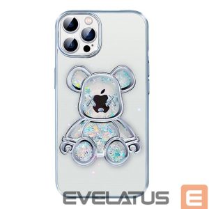 Aizmugurējais vāciņš iLike Apple iPhone 13 Pro Silicone Case Print Desire Bear Silver