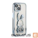 Aizmugurējais vāciņš iLike Apple iPhone 13 Silicone Case Print Desire Rabbit Blue