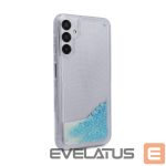 Aizmugurējais vāciņš iLike Samsung Galaxy A14 5G Silicone Case Water Glitter Blue