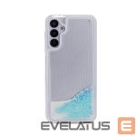 Aizmugurējais vāciņš iLike Samsung Galaxy A34 5G Silicone Case Water Glitter Blue
