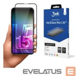 Aizsargstikls 3MK Apple iPhone 15 Pro HardGlass Max Lite Black