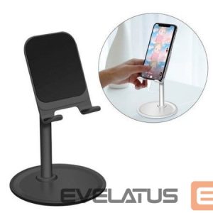 Universāls turētājs (Popsocket) iLike Universal Telescopic Desktop Bracket phone tablet holder (K3S) Black