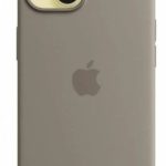 Aizmugurējais vāciņš Apple - iPhone 15 Silicone Case with MagSafe - Clay