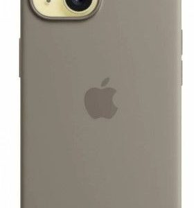 Aizmugurējais vāciņš Apple - iPhone 15 Silicone Case with MagSafe - Clay