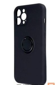 Aizmugurējais vāciņš iLike Samsung Galaxy A14 4G / A14 5G Finger Grip case Black