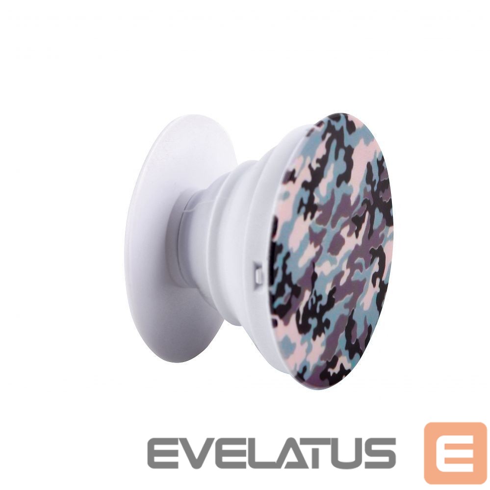 Universāls turētājs (Popsocket) iLike Universal Pop Holder Camo Green