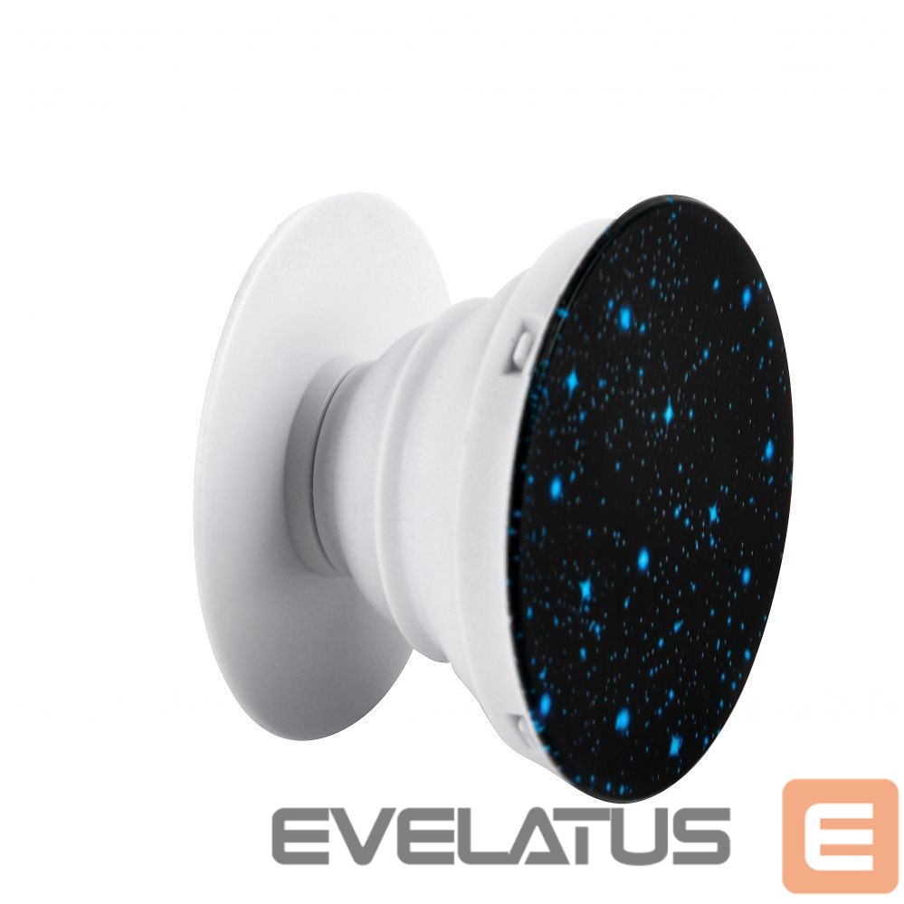 Universāls turētājs (Popsocket) iLike Universal Pop Holder Stars Black Blue