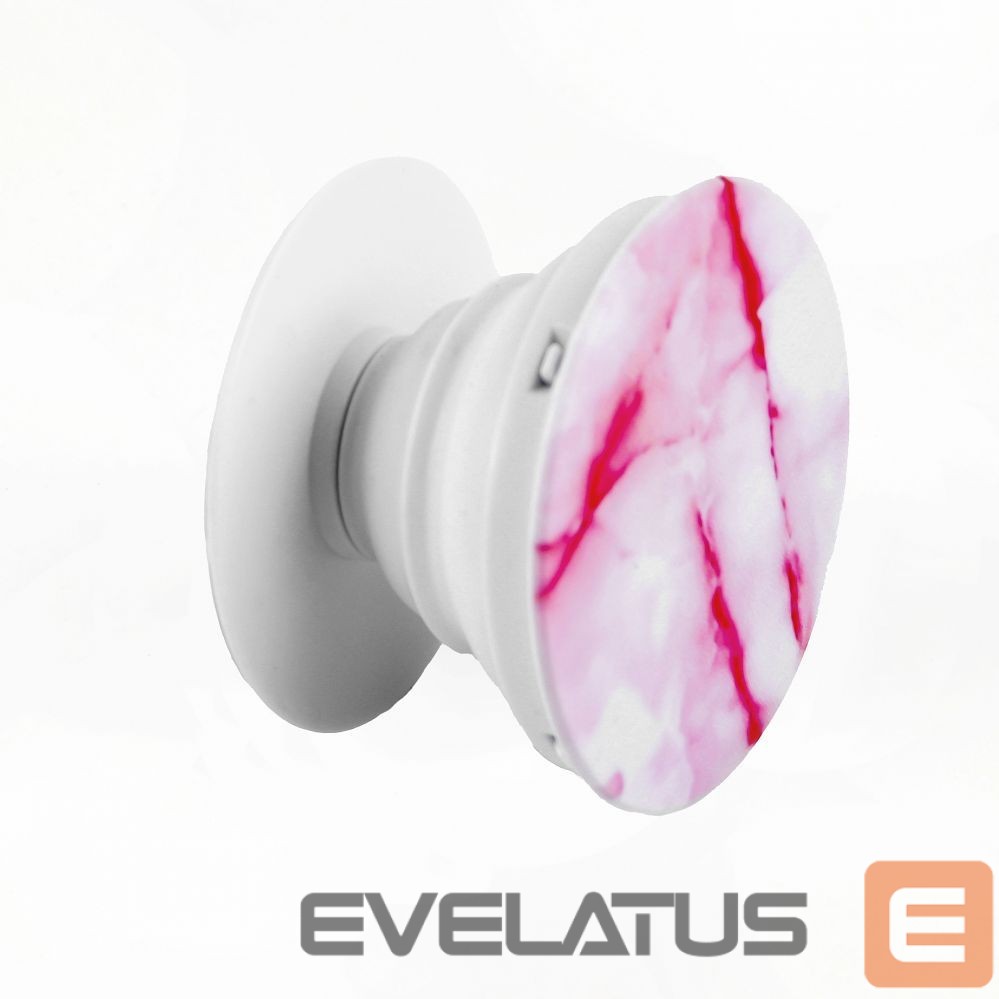 Universāls turētājs (Popsocket) iLike Universal Pop Holder Marble Pink