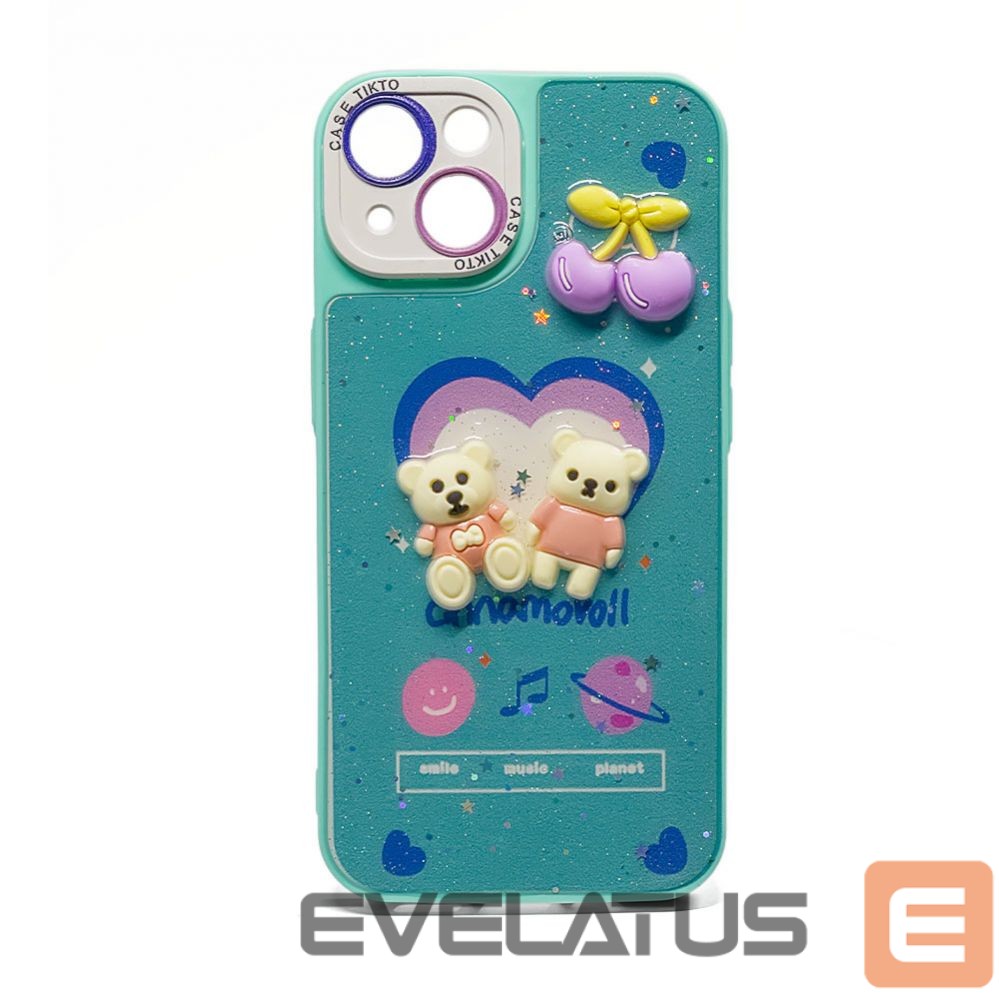 Aizmugurējais vāciņš iLike Apple iPhone 15 Pro Max EPOXY CARTOON COVER Blue