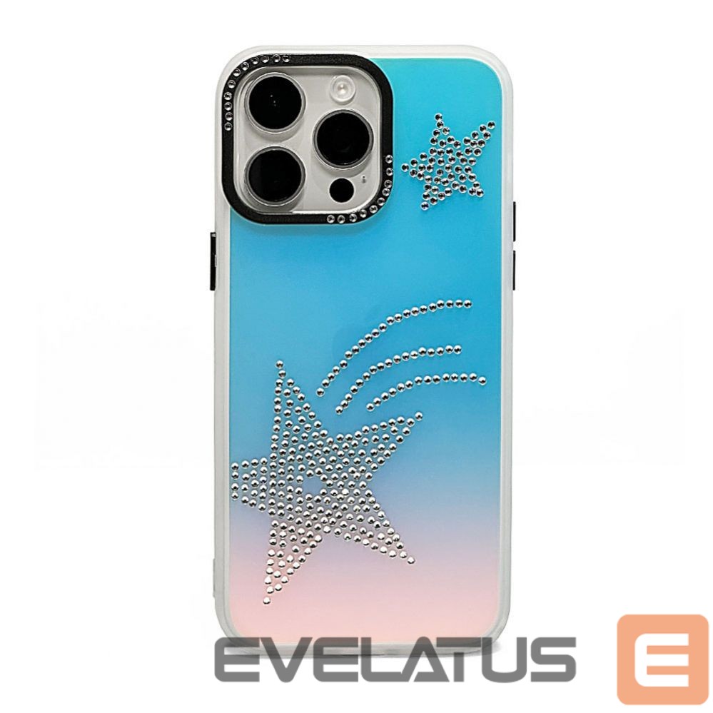Aizmugurējais vāciņš iLike Apple iPhone 15 Pro LASER SHELL Star