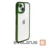 Aizmugurējais vāciņš iLike Apple iPhone 15 STARS LENS ACRYLIC COVER Green